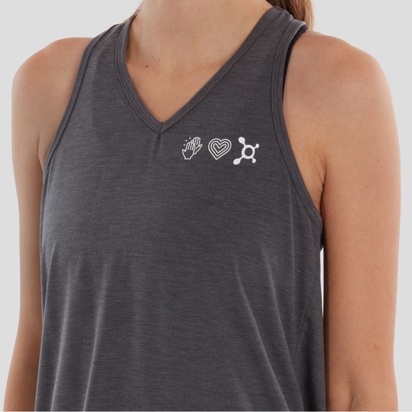 New with tags orange theory fitness v-neck tank XS - Picture 3 of 7